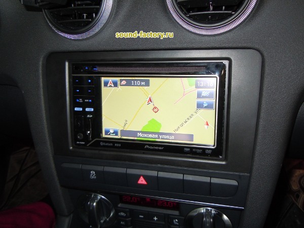 Уставновка: Автомагнитола в Audi A3 Установка: Автомагнитола в Audi A3