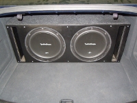   Rockford Fosgate R1S412x2 box  Audi A6