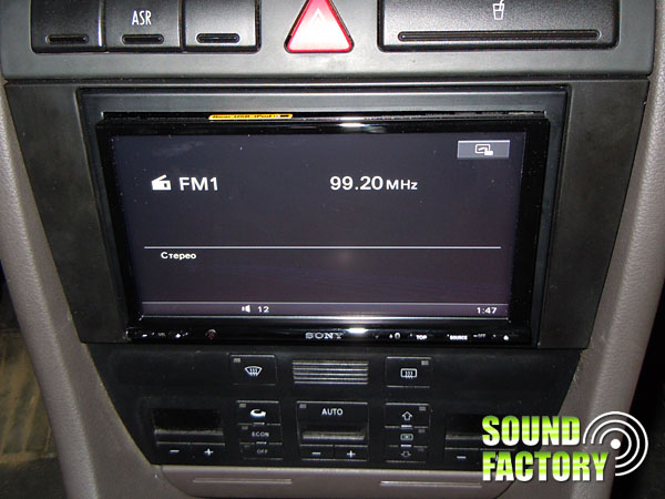 Уставновка: Автомагнитола в Audi A6 Установка: Автомагнитола в Audi A6