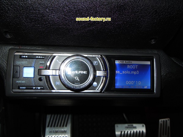 Установка: Автомагнитола в BMW X5