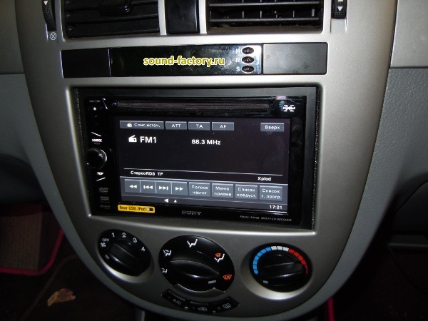 Уставновка: Автомагнитола в Chevrolet Lacetti Установка: Автомагнитола в Chevrolet Lacetti