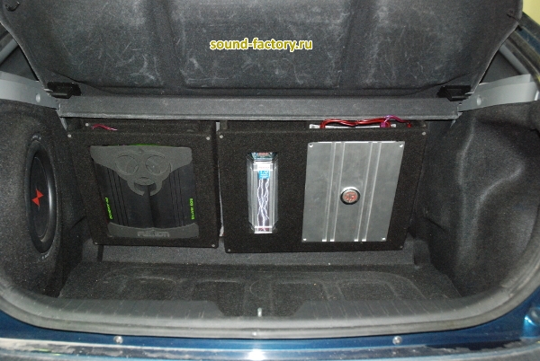 Уставновка: Усилитель мощности в Chevrolet Lacetti Установка: Усилитель мощности в Chevrolet Lacetti