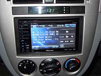   Pioneer AVH-P3100DVD  Chevrolet Lacetti