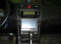 Установка Автомагнитола Левый Pioneer AVH-P6500DVD в Honda Accord
