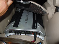 Установка Усилитель мощности Blaupunkt GTA 475 в Honda Odyssey
