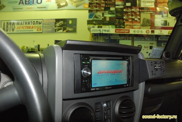 Уставновка: Автомагнитола в JEEP Wrangler Установка: Автомагнитола в JEEP Wrangler