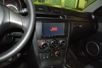 Установка Автомагнитола JVC KW-AVX900EE в Mazda 3