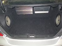 Установка Сабвуфер JL Audio 10W1v2-4 в Mercedes S320