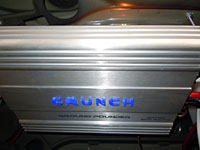Установка Усилитель мощности Crunch GP4150 в Nissan Almera
