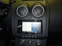Установка Автомагнитола Pioneer AVIC-F900BT в Nissan Qashqai
