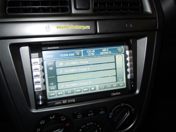 Установка: Автомагнитола в Subaru Impreza