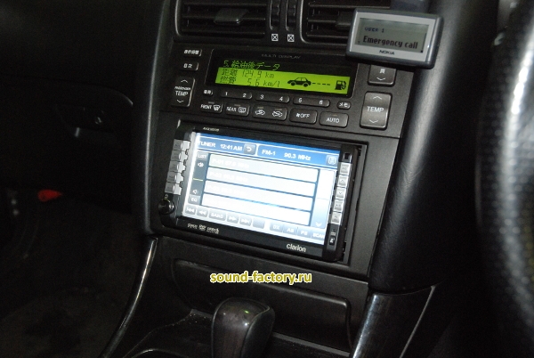 Уставновка: Автомагнитола в Toyota Aristo Установка: Автомагнитола в Toyota Aristo
